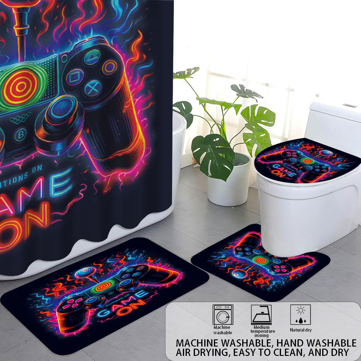 Digital Dragonfly-Themed Badezimmer Set Brehn