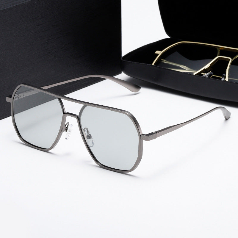 Damen Innovative modische Sonnenbrille mit rechteckigem Rahmen Brehn