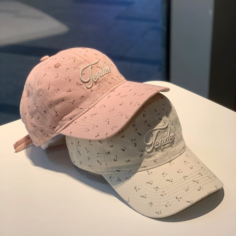 Damen Bestickte Lässige Grafik Baseballcap Brehn