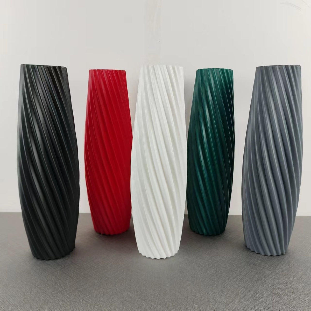 Textured Spiral Decorative Vase Brehn