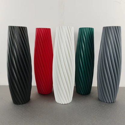 Textured Spiral Decorative Vase Brehn