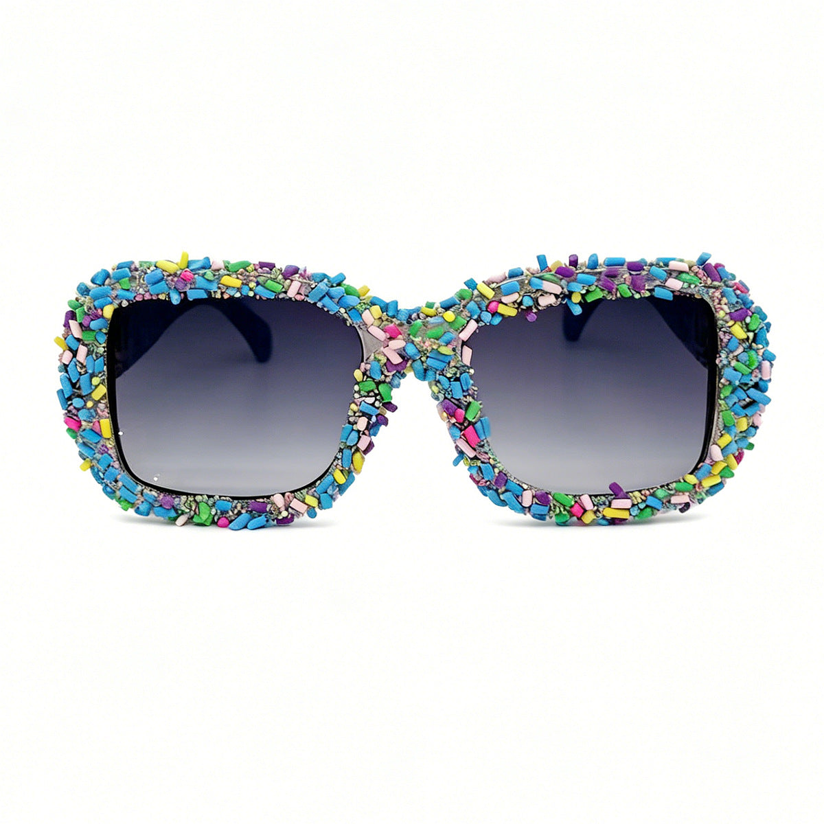 Damen Sonnenbrille mit kreativem Süßigkeitenbesatz Brehn