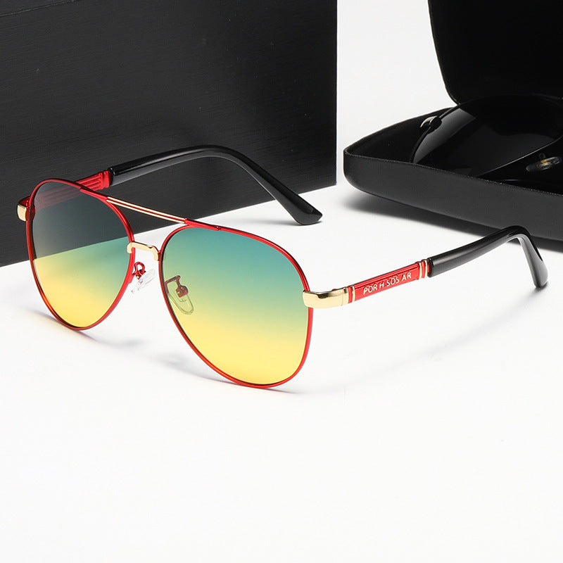 Damen Elegante Piloten-Sonnenbrille mit hochwertigen Polarisationsgläsern Brehn
