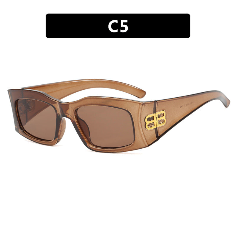 Damen modische Sonnenbrille mit kantigem Rahmen und Polarisierten Gläsern Brehn