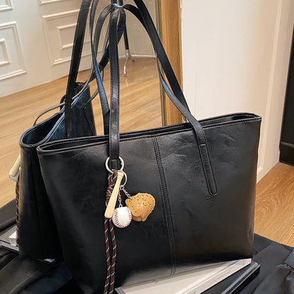 Moderner Leder Tote Bag