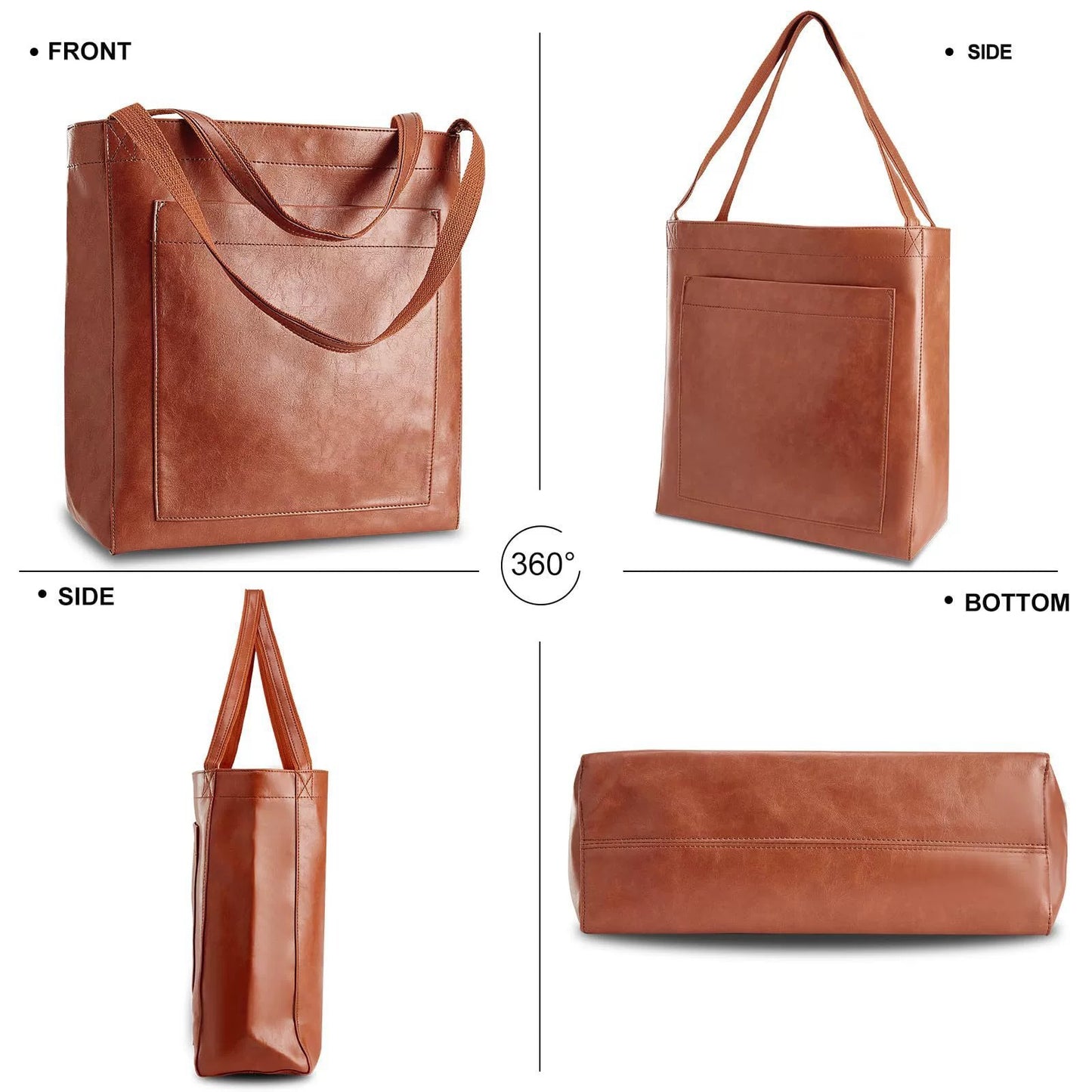 Elegante und Vielseitige Handtasche Aus Kunstleder Brehn
