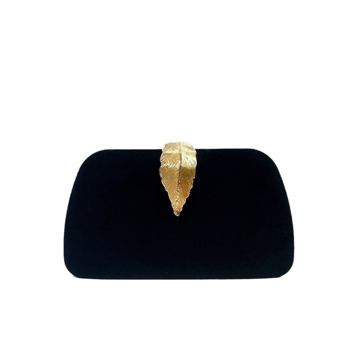 Elegante abendhandtas mit Blattakzenten