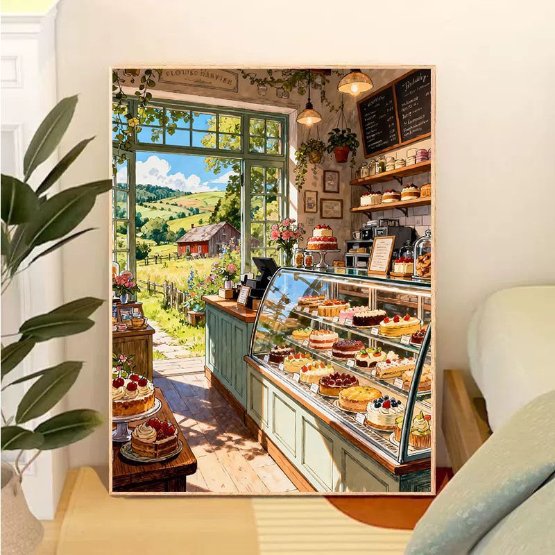Bäckerei-Themen Dekorative Leinwandkunst Brehn