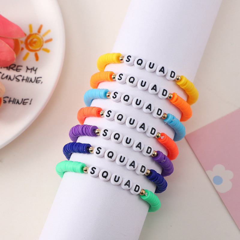 Bunte Perlenarmband Brehn