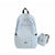 Gingham-Muster Leichter Rucksack Brehn