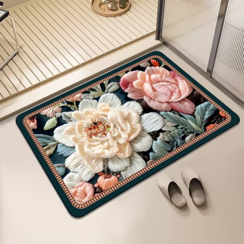 Florales Druckbereichsmatte Brehn