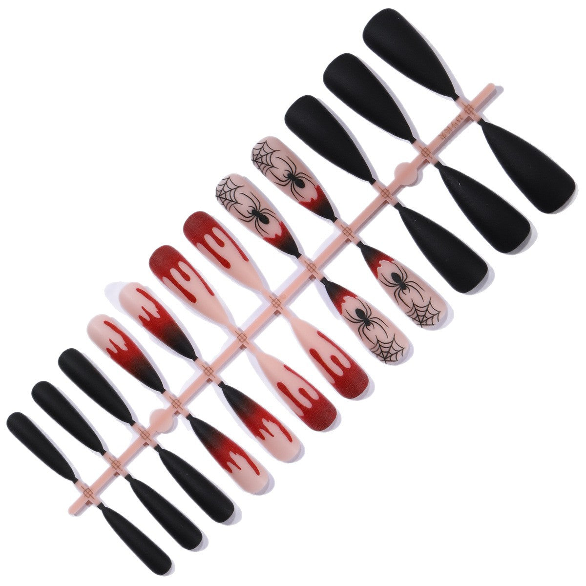 Gothic Halloween-Themen Stiletto Nagel Kunst Verlängerungen Brehn 1789713400