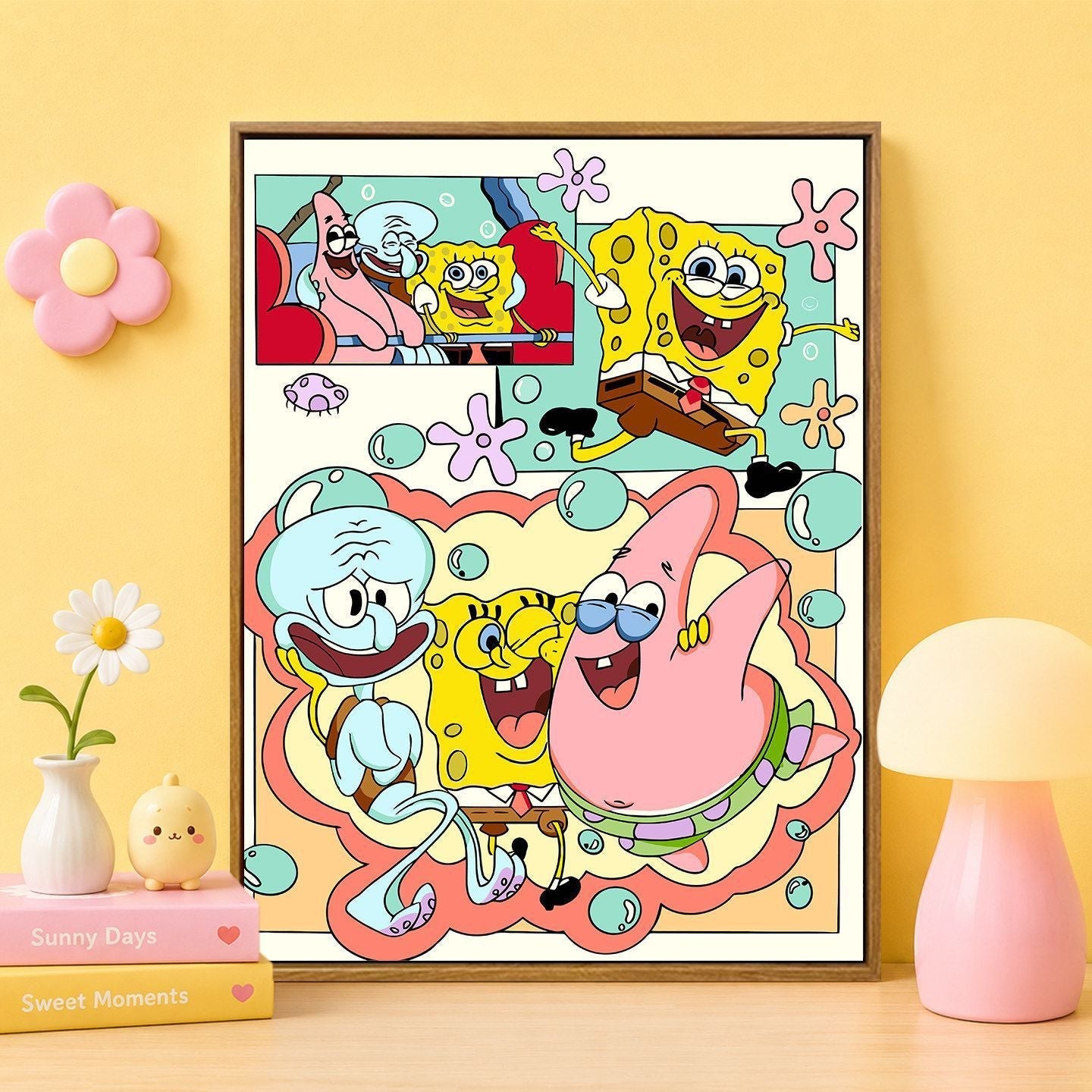 Cartoon-Charakter-Themen Wandkunst Druck Brehn