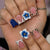 Blumenakzent-Nagelkunst-Set Brehn