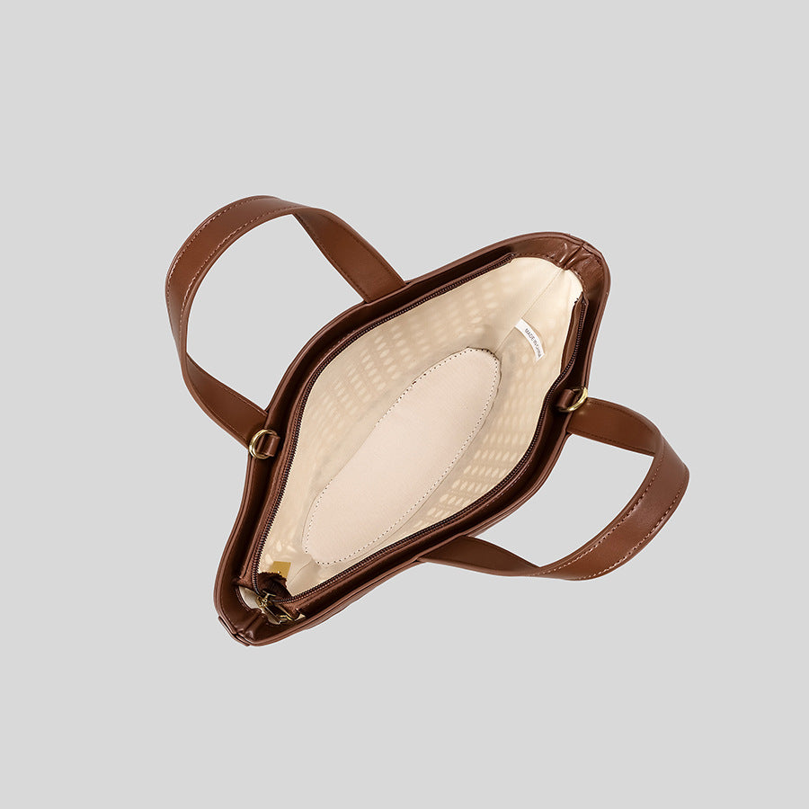 Elegante Gewebte Statement Tote