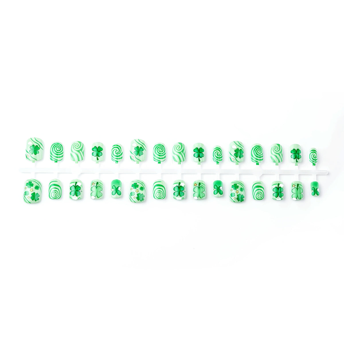 Kreatives St. Patrick's Day Themen Druck-Nagelset