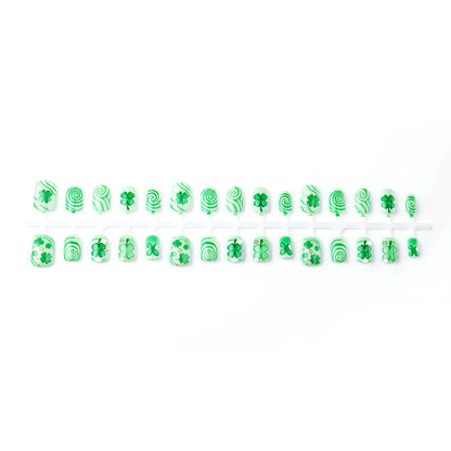 Kreatives St. Patrick's Day Themen Druck-Nagelset