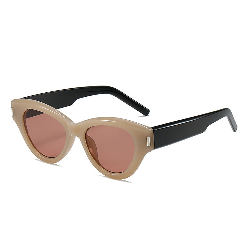 Damen Cat-Eye Sonnenbrille mit hochwertigem Kunststoffrahmen Brehn