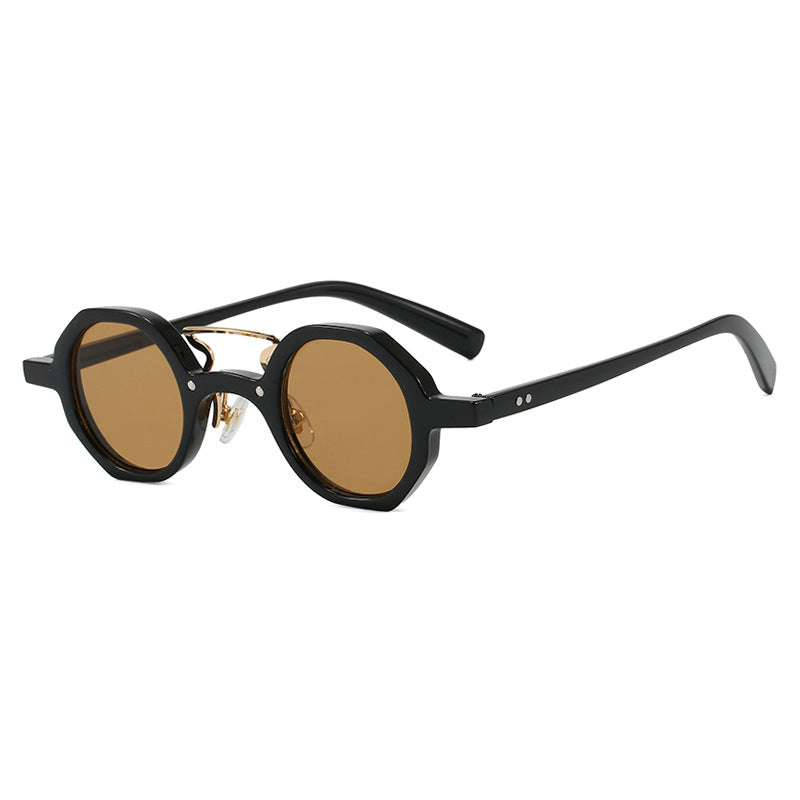 Damen stilvolle Sonnenbrille im einzigartigen achteckigen Design Brehn