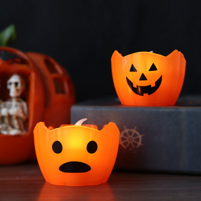 Halloween Kürbis Kerzenhalter Brehn