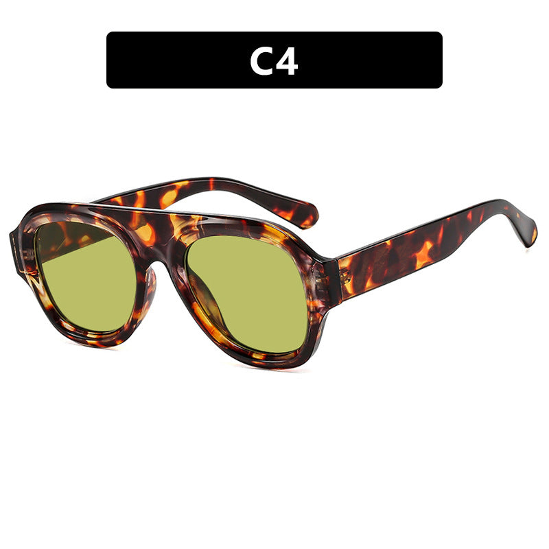 Damen oversized Sonnenbrille mit modernem Design und UV-Schutz Brehn
