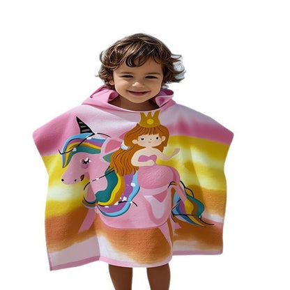 Kinder Spaß Dinosaurier-Themen Kapuzenhandtuch Poncho Brehn