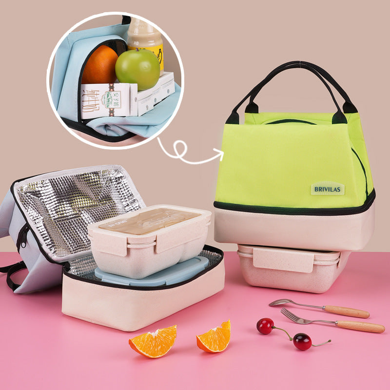 Isolierte Lunch-Tasche mit Mehrfächertdesign Brehn