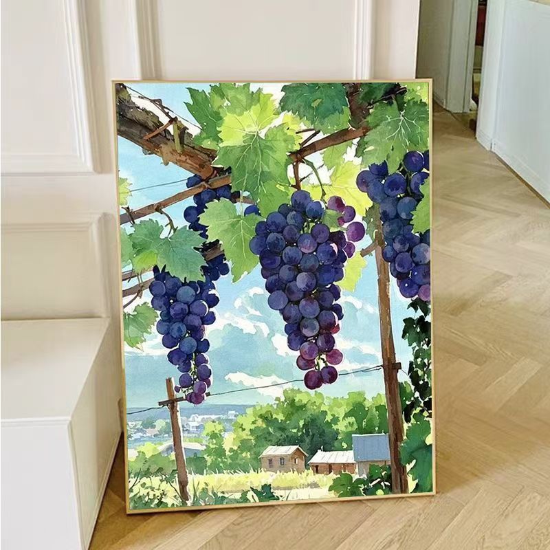 Dekorative Obstillustration Wandkunst Brehn