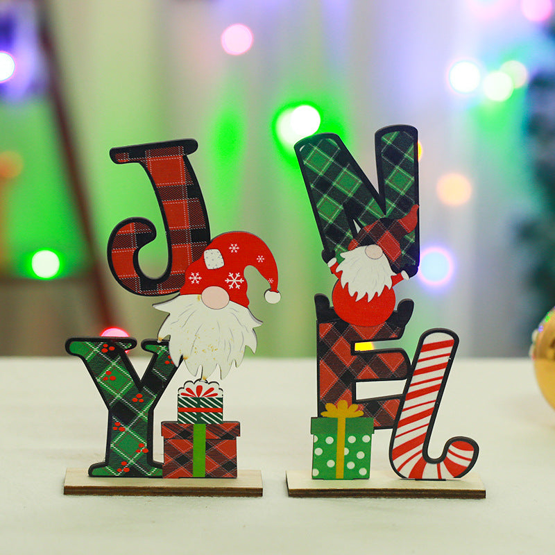 Festliche Holzdekoration mit Weihnachtsmotiv Brehn