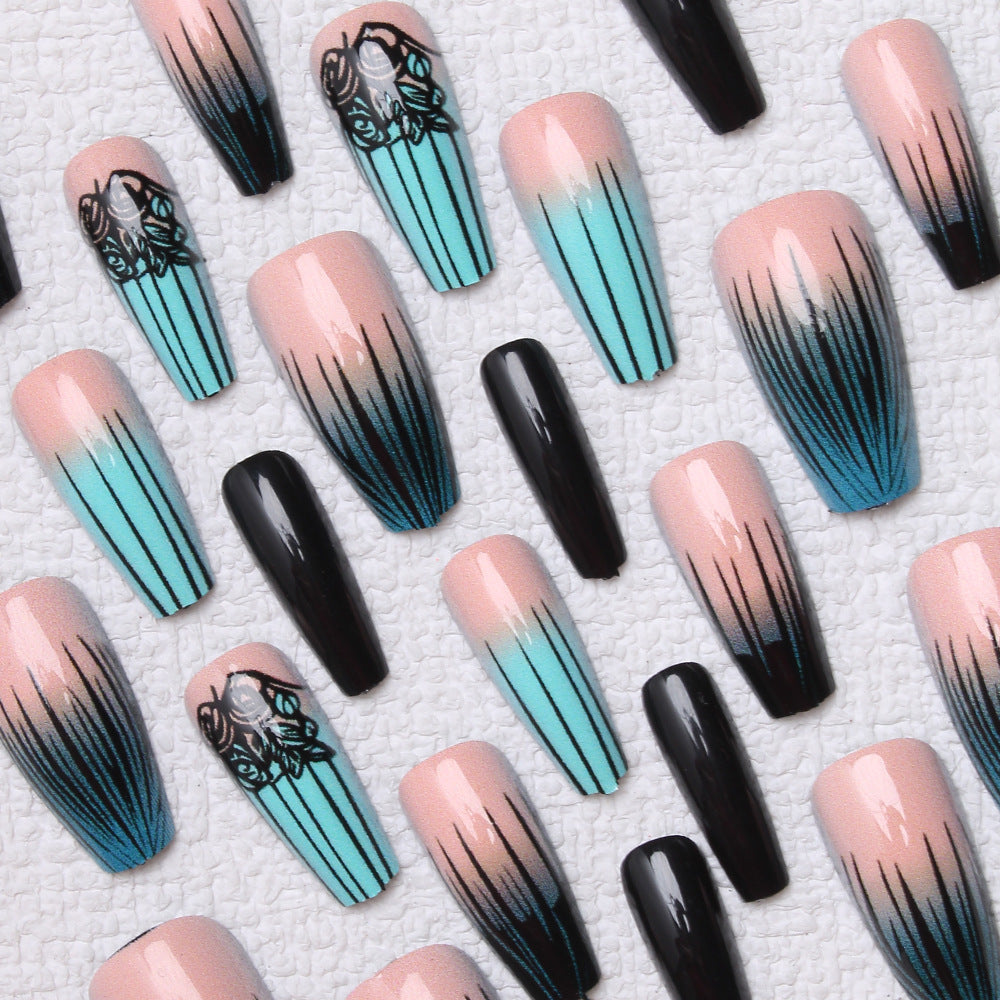 Ombre-Gradient-Nagelkunstverlängerungen Brehn