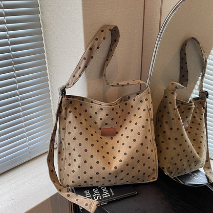 Lässige Polka Dots Hobo Tasche