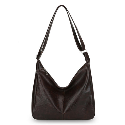 Elegante Leder Schultertasche Brehn