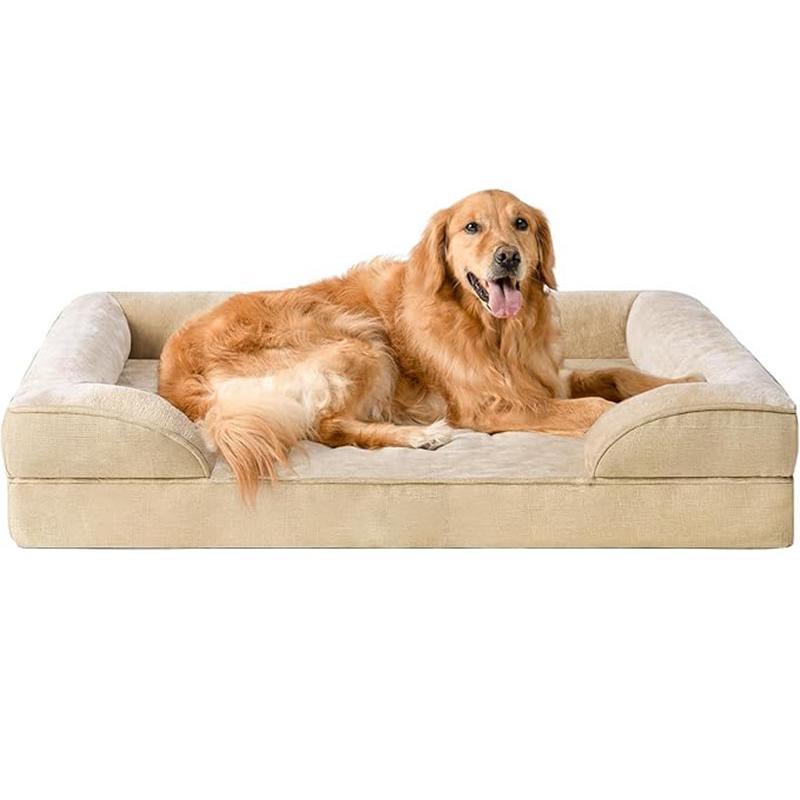 Orthopädisches Hundebett mit Unterstützung