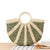 Elegante Strohtasche mit Festem Griff Brehn