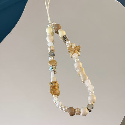 Handgemachte Perlen Charm Brillenband Brehn