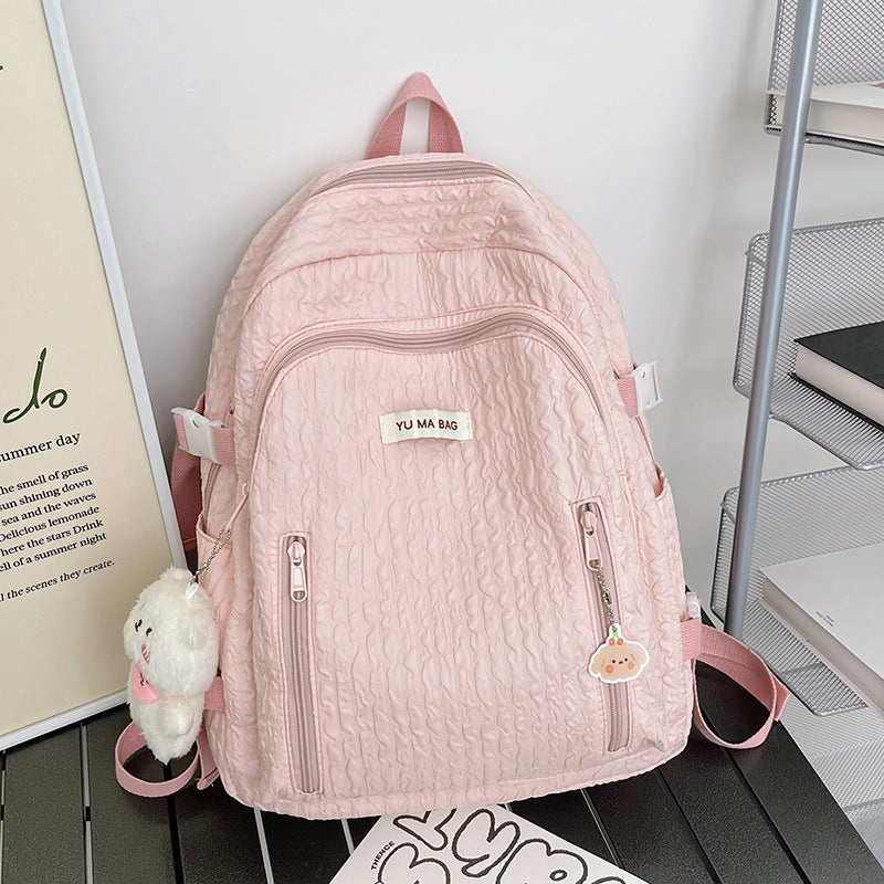 Strukturierte Mehrfachfach-Rucksack