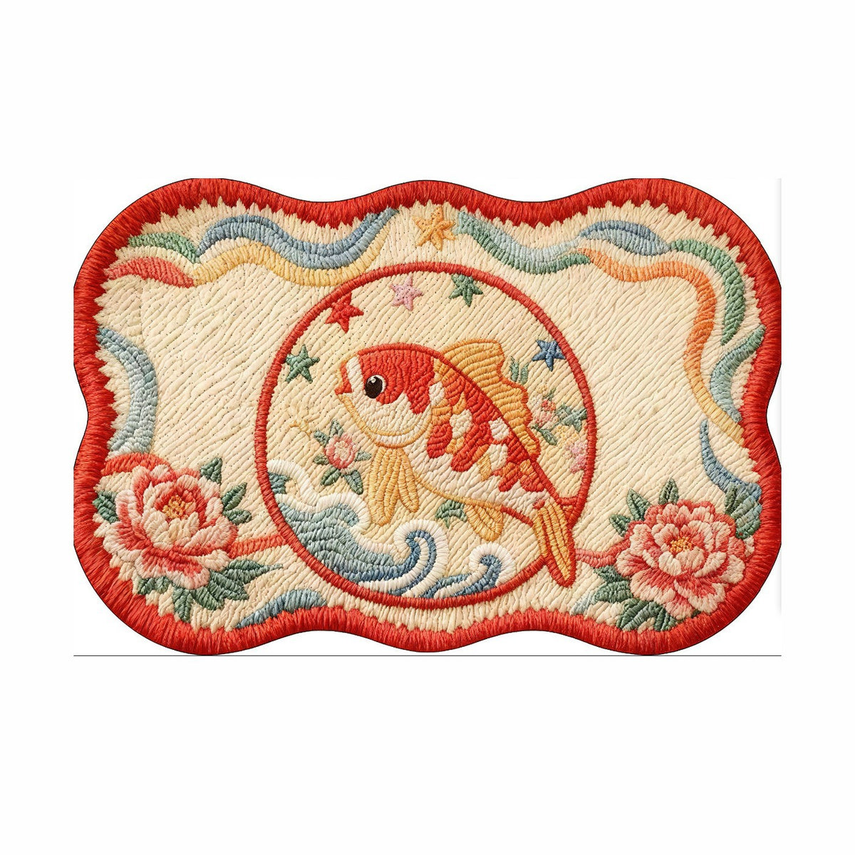 Künstlerischer floral Bereich Teppich für Innendekoration