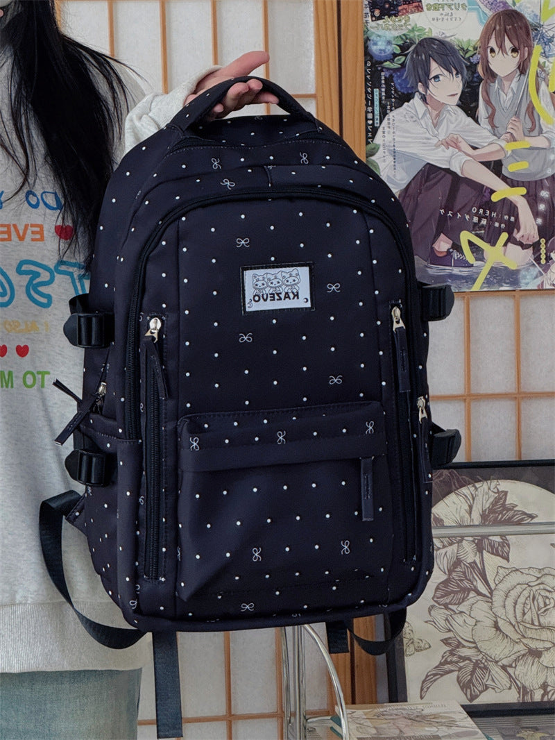 Multi-Compartment Geometrisches Muster Schulrucksack