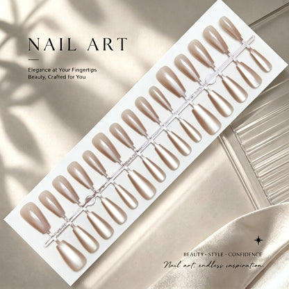 Premium Glossy Nail Art Press-On-Nägel