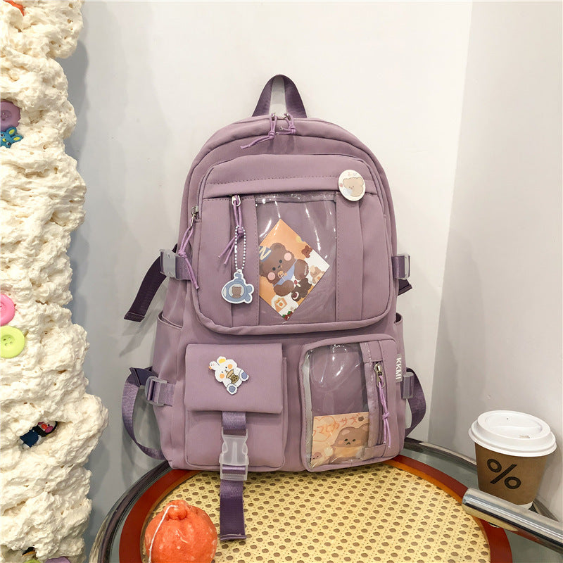 Niedlicher Cartoon-Motiv Rucksack Brehn