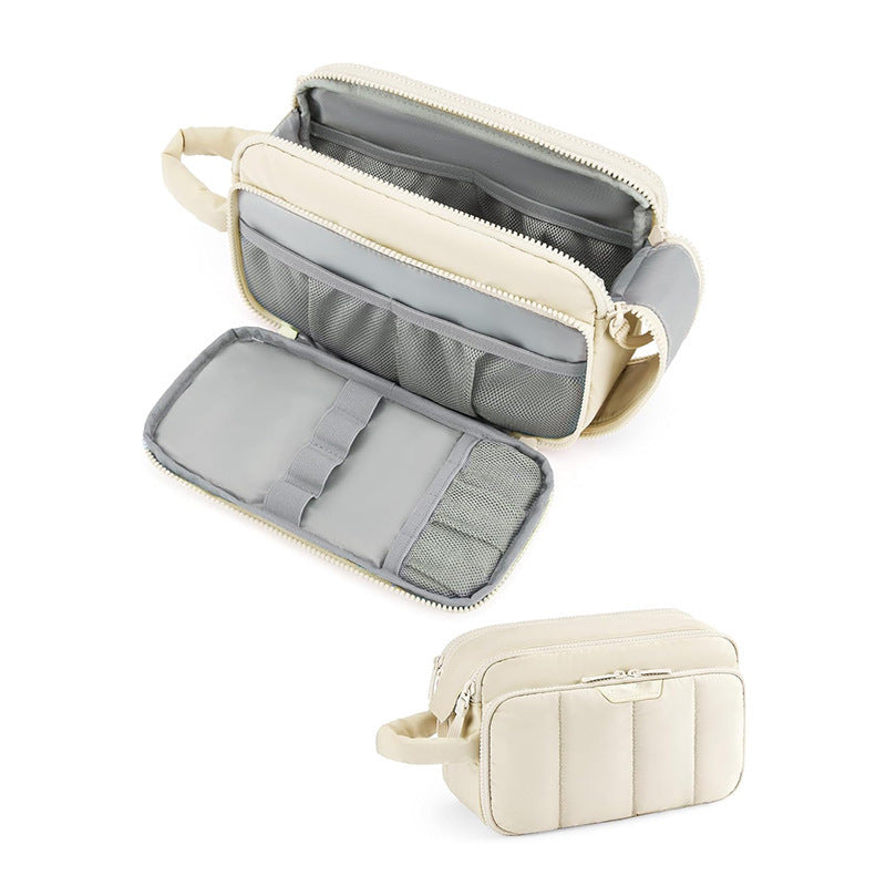 Kosmetik-Organizer Tasche mit Mehreren Fächern und Abnehmbarem Innenfach Brehn