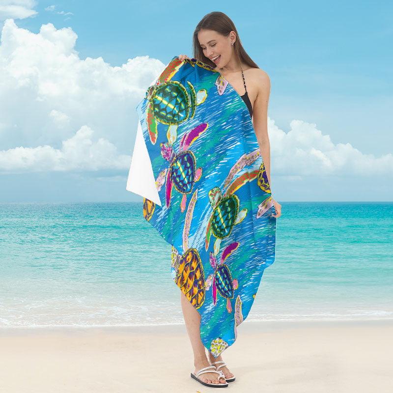 Strandtuch mit maritimem Sternenmotiv Brehn