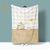 Liebenswerte cartoon-inspirierte Fleece-Decke