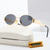 Damen Elegante Designer-Sonnenbrille mit filigranem Rahmen und UV-Schutz Brehn