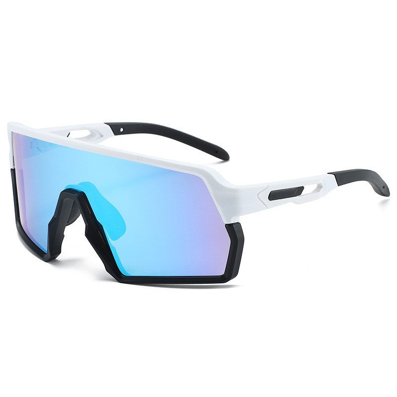 Damen Sportliche Rennbrille mit innovativem Rahmen und hochreflektierenden Gläsern Brehn