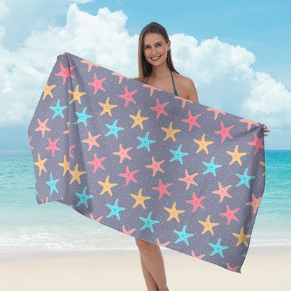 Strandtuch mit maritimem Sternenmuster Brehn