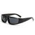 Damen stylische Sonnenbrille im futuristischen Design Brehn