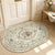 Elegante Blumendesign Teppich Brehn