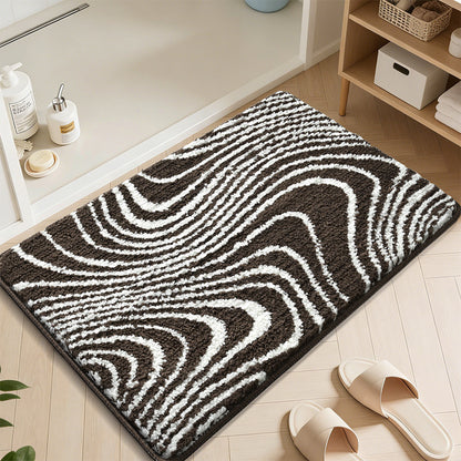 Abstract Wave Pattern Badmatte Brehn