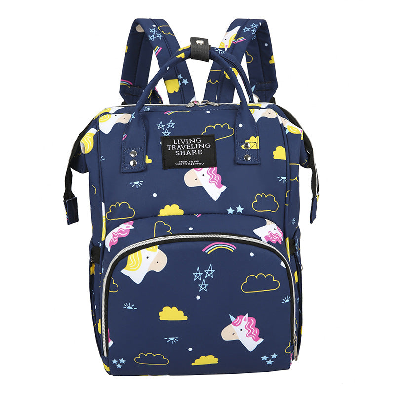Vielseitiger Blattdruck Reise-Rucksack Brehn
